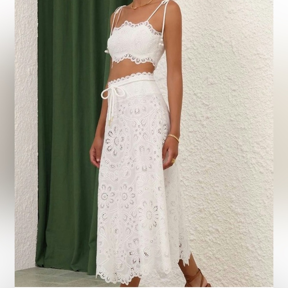 Zimmermann Ottie lace top ONLY
